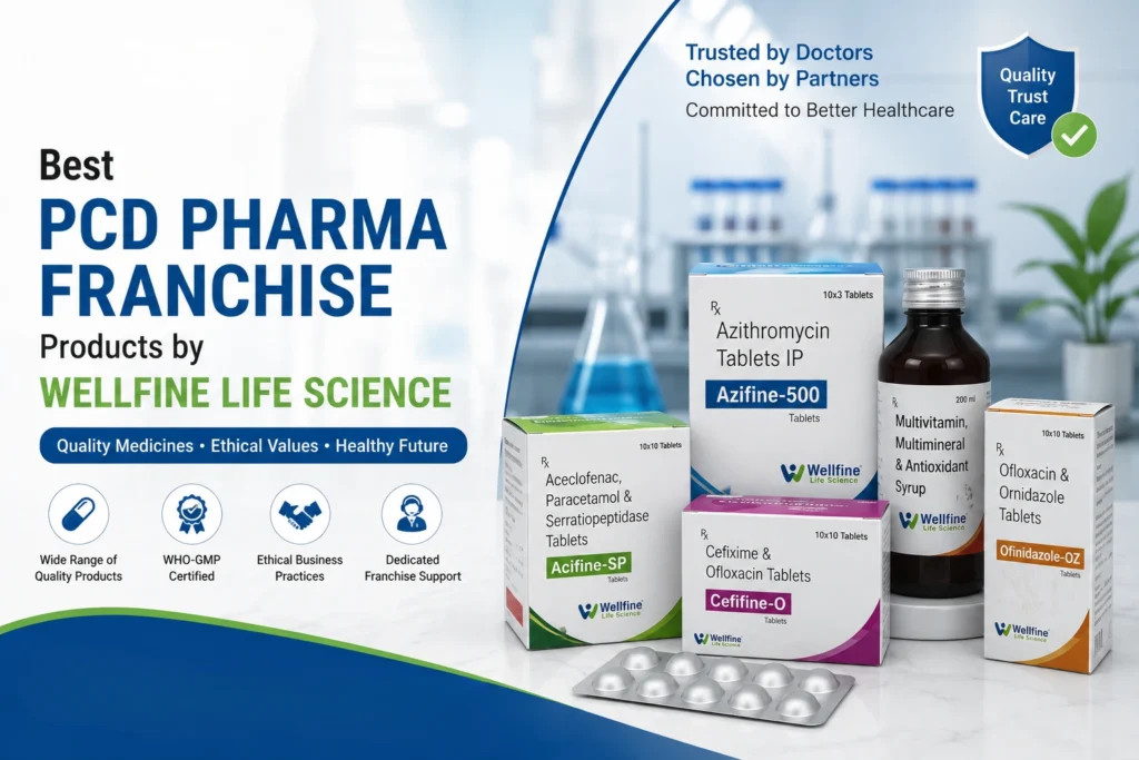Best PCD Pharma Franchise Products by Wellfine Life Science